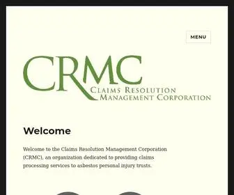 Claimsres.com(Claims Resolution Mgmt Corp) Screenshot