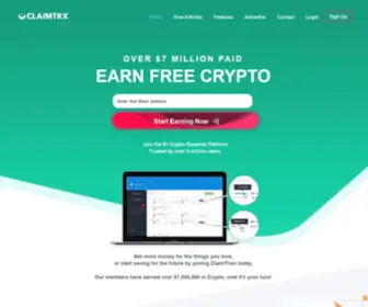 Claimtrx.live(Claim free Tron) Screenshot