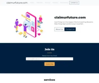 Claimurfuture.com(claimurfuture) Screenshot