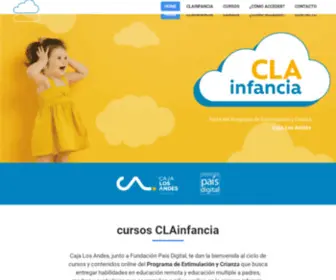 Clainfancia.cl(Cursos online) Screenshot