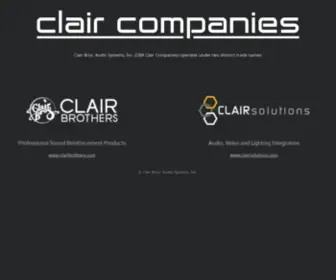 Claircompanies.com(Claircompanies) Screenshot