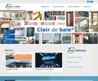 Clairdebaie.fr(Gammes fermetures) Screenshot