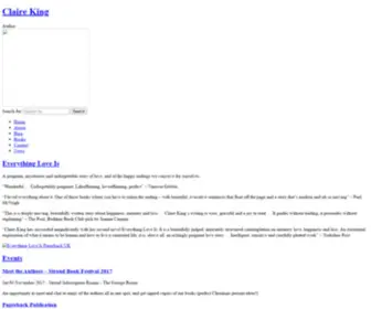 Claire-King.com(Claire King) Screenshot