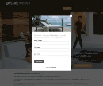 Claireambiance.com(Claire Ambiance Guadeloupe) Screenshot