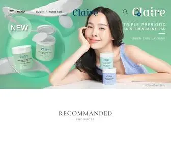 Claireeveryskin.com(ไอเทมลับดูแลผิว) Screenshot