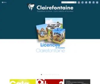 Clairefontaine.com(Fournitures scolaires) Screenshot