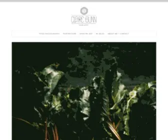 Clairegunn.com(Visual artist) Screenshot