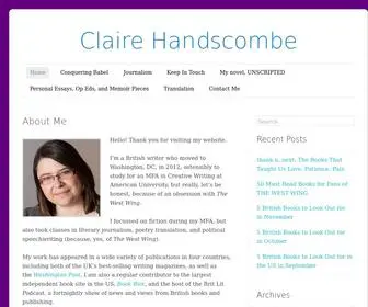 Clairehandscombe.com(Claire Handscombe) Screenshot