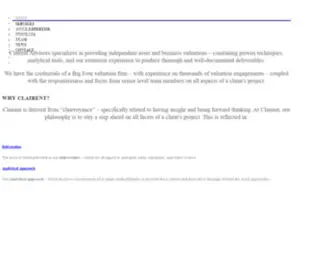 Clairent.com(Clairent Advisors LLC) Screenshot