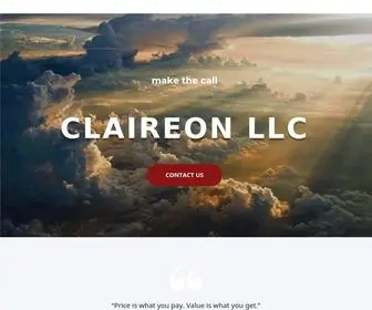 Claireon.com(Make the Call Claireon) Screenshot