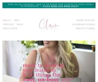 Claireriley.co(Business Coach) Screenshot