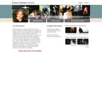 Claireschoenmedia.com(Claire Schoen Media) Screenshot