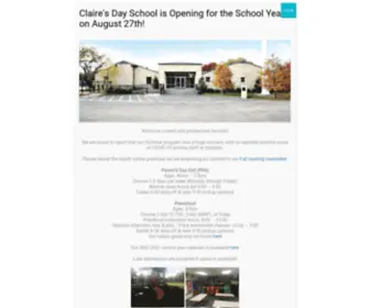 Clairesdayschool.com(Claire’s Day School) Screenshot