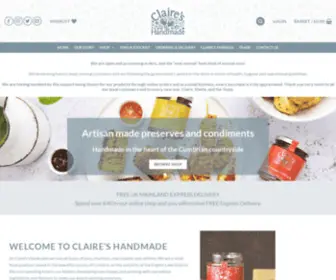 Claireshandmade.com(Claire&#039;s Handmade) Screenshot