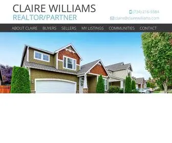 Clairewilliams.com(Claire Williams) Screenshot