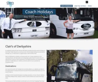 Clairscoaches.co.uk(Luxury Coach Travel) Screenshot