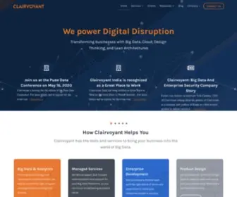 Clairvoyantsoft.com(Driven by intelligence at every human touchpoint) Screenshot