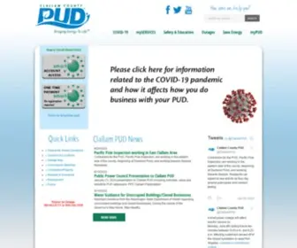 Clallampud.net(Clallam County PUD) Screenshot