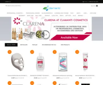 Clamanti.co.uk(Clamanti Cosmetics) Screenshot