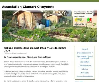 Clamart-Citoyenne.fr(Association Clamart Citoyenne) Screenshot