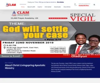 ClamGo.org(The name of the Lord is a strong tower) Screenshot