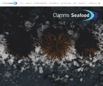 Clamms.com.au(Clamms Seafood) Screenshot