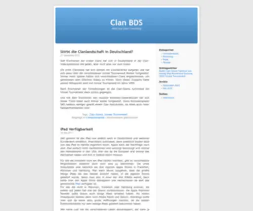 Clan-BDS.de(Clan BDS) Screenshot