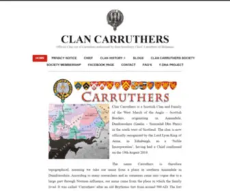 Clancarruthers.com(Clan Carruthers) Screenshot