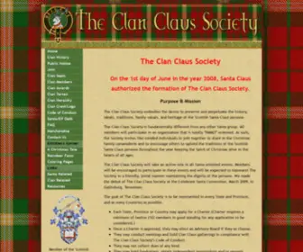 Clanclaussociety.com(The Clan Claus Society) Screenshot