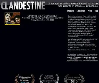 Clandestine-Movie.com(Kennedy & Marcus Rosentrater) Screenshot