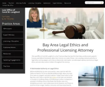 Clangford.com(San Francisco CA Professional Licensing Attorney) Screenshot