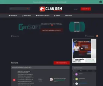 Clangsm.com.br(Fóruns) Screenshot