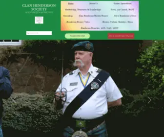 Clanhendersonsociety.org(Clan Henderson Society) Screenshot