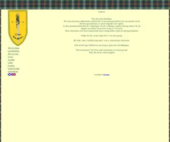 Clanmacbran.nl(Clan MacBran Jacobite Re) Screenshot