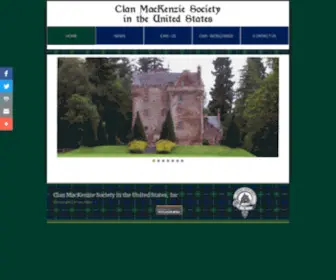 Clanmackenzie.com(Home Page for The Clan MacKenzie Society in the Americas) Screenshot