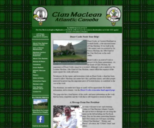 Clanmacleanatlantic.org(Clan Maclean Atlantic Canada) Screenshot