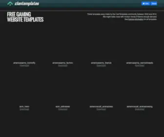 Clantemplates.com(Free Gaming Templates) Screenshot