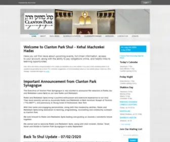 Clantonpark.com(Clanton Park Shul) Screenshot