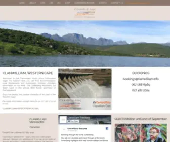 Clanwilliam.info(Western Cape) Screenshot