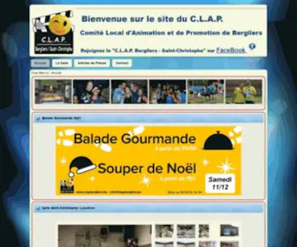 Clapbergilers.be(Soirée) Screenshot