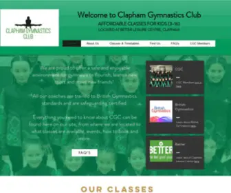 ClaphamGymclub.com(Our goal at Clapham Gym Club) Screenshot