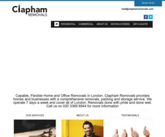 Claphamremovals.com(London Removals) Screenshot