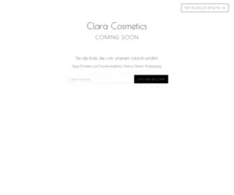 Clara-Cosmetics.com(Clara Cosmetics) Screenshot