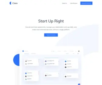 Clara.co(Start Up Right) Screenshot
