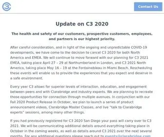 Clarabridge-C3.com(Update on C3 2020) Screenshot