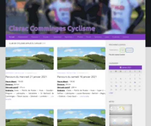 Claraccommingescyclisme.fr(Club) Screenshot