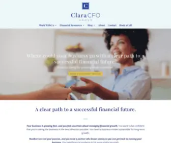 ClaracFo.com(Clara CFO Group) Screenshot