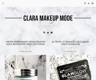 Claramakeupmode.com(Claramakeupmode) Screenshot