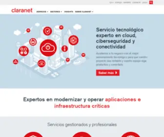 Claranet.es(Servicios tecnológicos) Screenshot