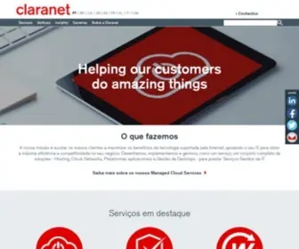 Claranet.pt(Managed Hosting) Screenshot